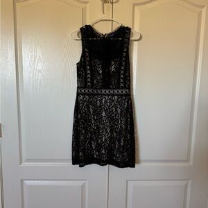 Elegant Black Lace Dress